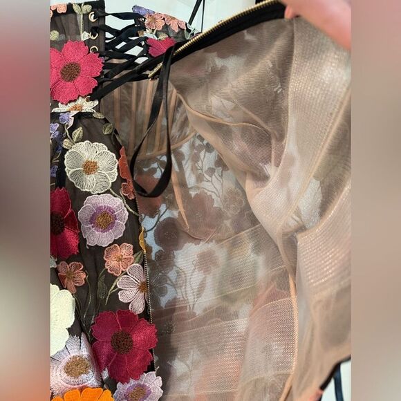 NWOT BRONX AND BANCO BOUQUET MARAYA MULTI STRAPLESS MINI DRESS - Picture 15 of 15